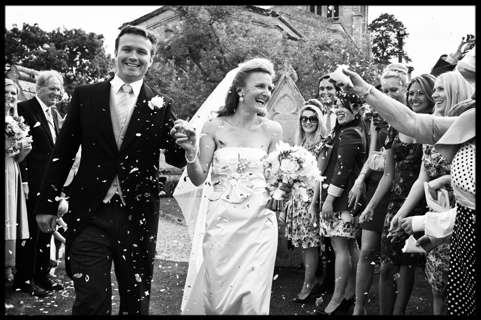 Confetti! Wedding Photography by Tom Millington